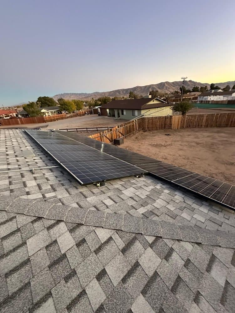 Solar Panel Integration on Residential Shingle Roof